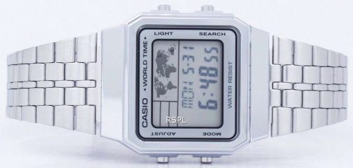 Casio Alarm World Time Digital A500WA-7DF Men's Watch