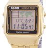 Casio Digital Stainless Steel World Time A500WGA-1DF A500WGA-1 Men's Watch