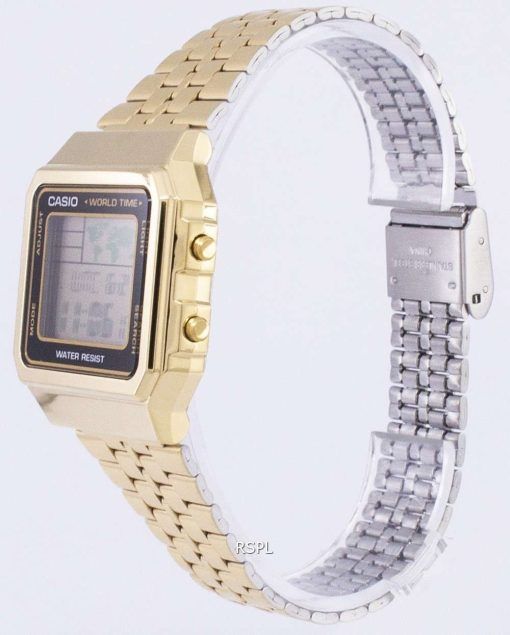 Casio Digital Stainless Steel World Time A500WGA-1DF A500WGA-1 Men's Watch