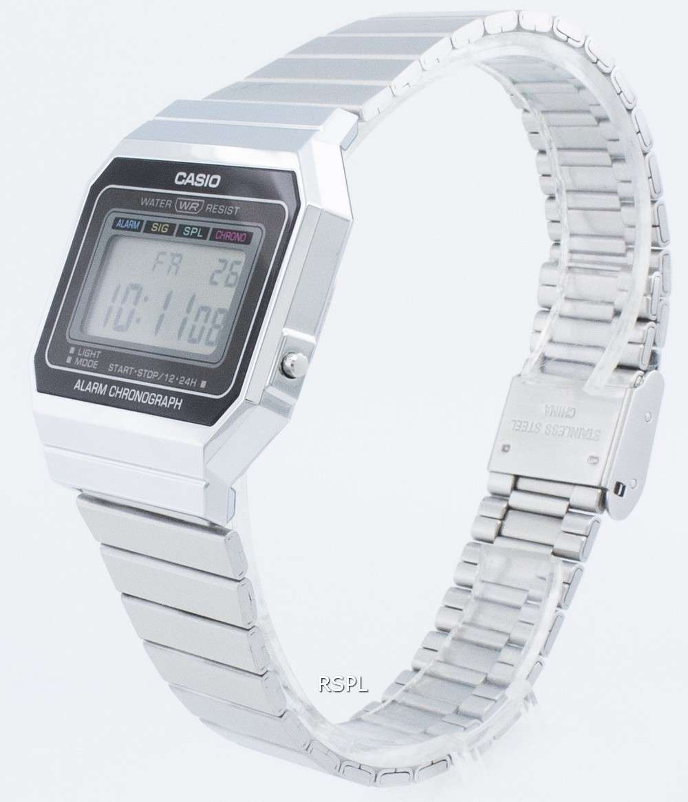 Casio Youth Digital A700W-1A A700W-1 Alarm Quartz Men's Watch - Zetamarket