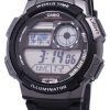 Casio Youth Series Digital World Time AE-1000W-1BVDF AE-1000W-1BV Men's Watch