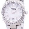 Fossil Flash Swarovski Crystal Mother of Pearl Dial AM4141 Womens Watch