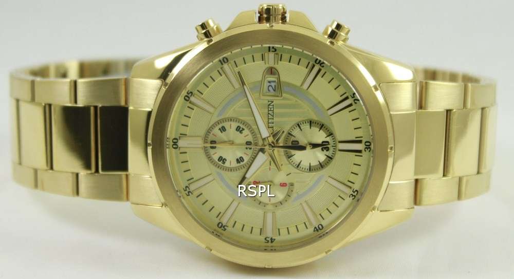 Citizen Chronograph Gold Tone AN3562-56P Men's Watch