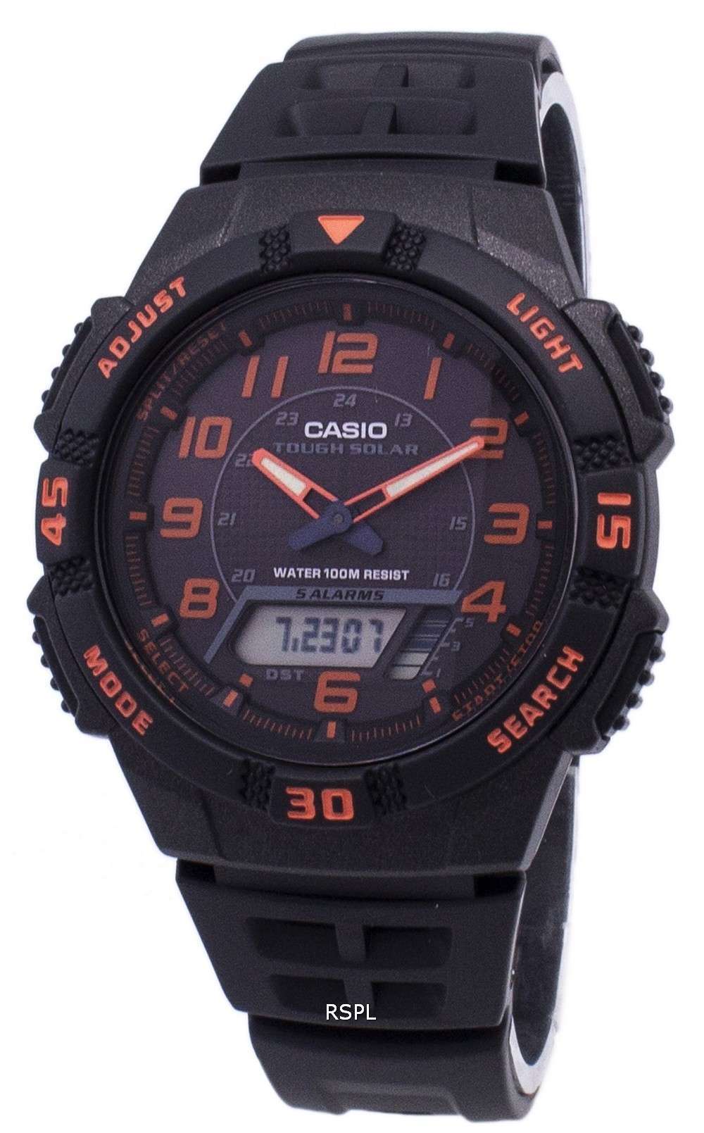 Casio Analog Digital Tough Solar AQ-S800W-1B2VDF AQ-S800W-1B2V Men's Watch