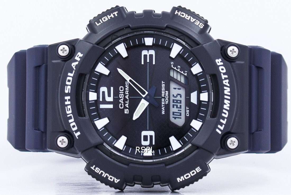 Casio Illuminator Tough Solar Alarm Analog Digital AQ-S810W-2A2V AQS810W-2A2V Men's Watch