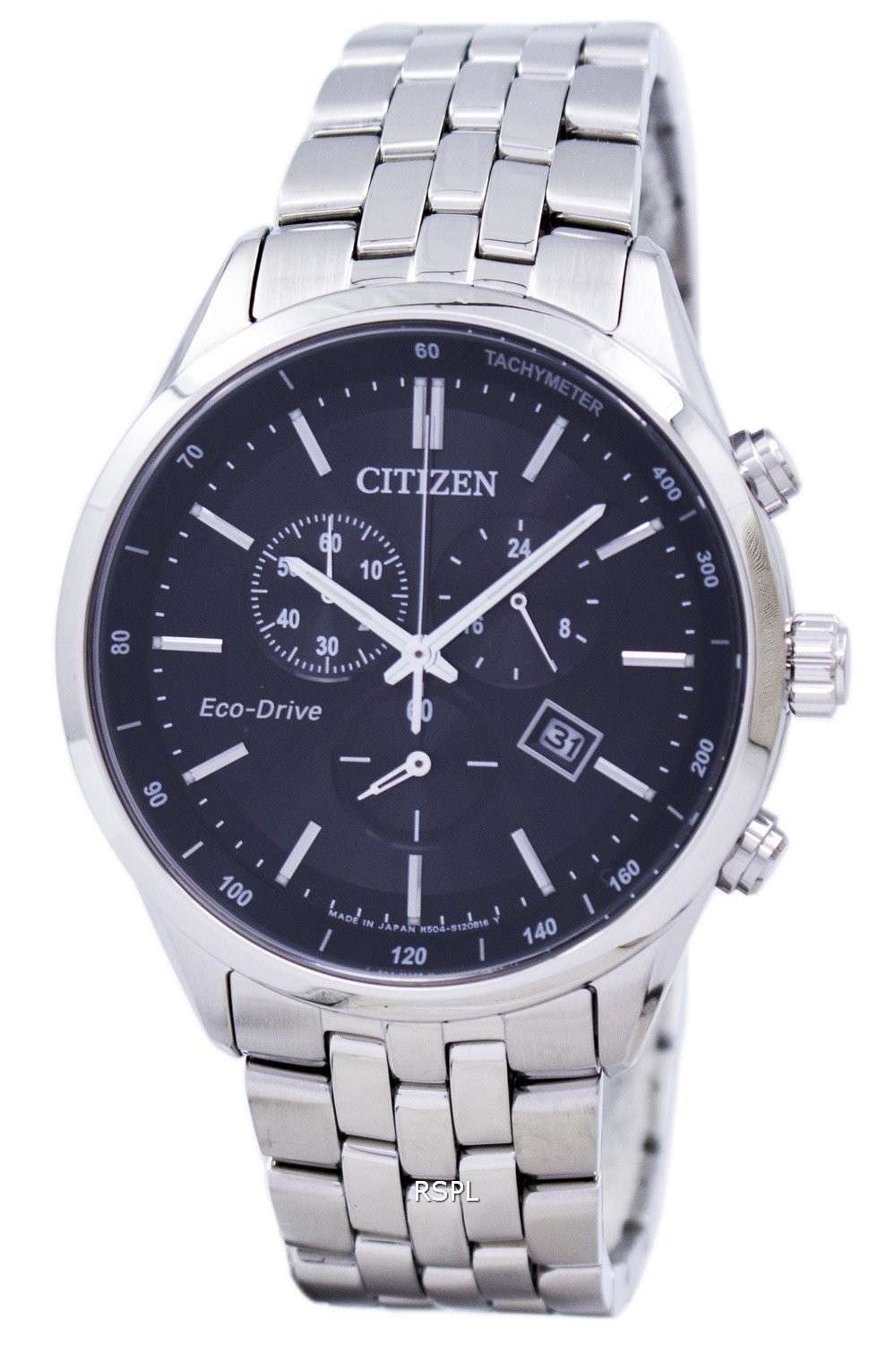 Citizen Eco-Drive Chronograph Tachymeter AT2140-55E Men's Watch