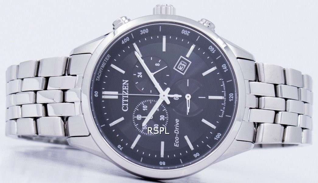 Citizen Eco-Drive Chronograph Tachymeter AT2140-55E Men's Watch