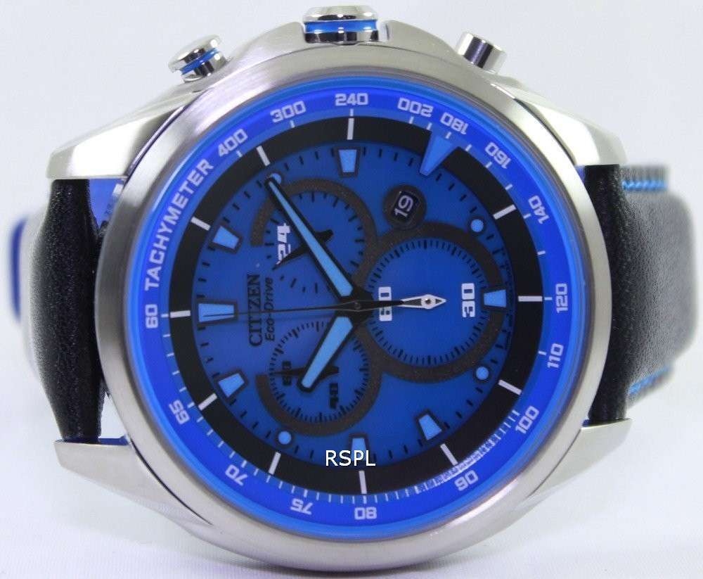 Citizen WDR Eco-Drive Chronograph Tachymeter AT2180-00L Men's Watch