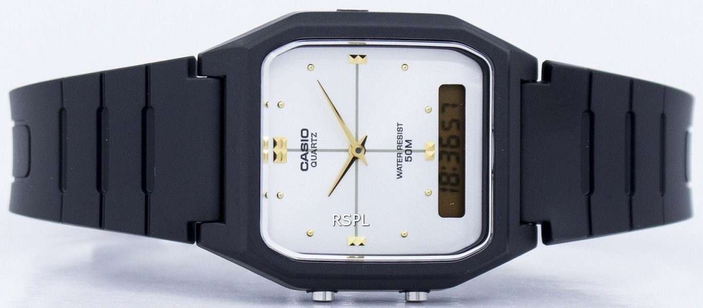 Casio Quartz Dual Time Alarm Analog Digital AW-48HE-7AV AW48HE-7AV Men's Watch