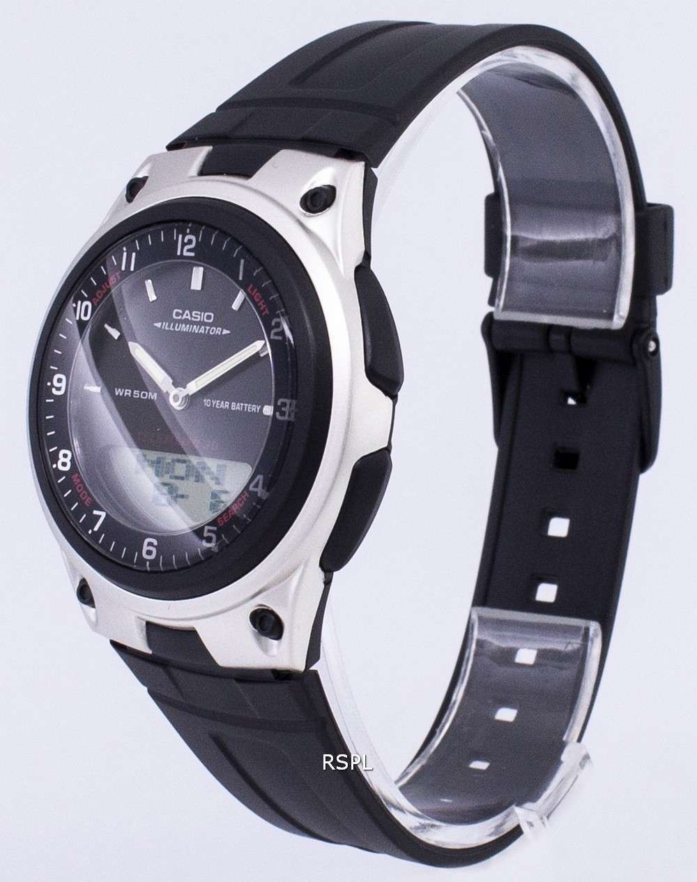 Casio Analog Digital Telememo Illuminator AW 80 1AVDF AW 80 1AV Men s Watch Zetamarket