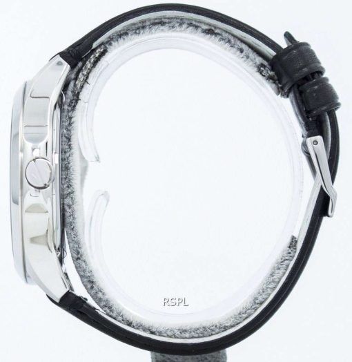 Armani Exchange Black Dial Leather Strap AX2101 Mens Watch