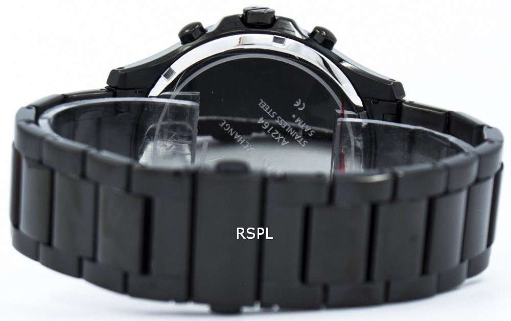 Armani Exchange Black PVD Chronograph Quartz AX2164 Men's Watch