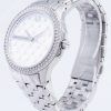 Armani Exchange Lady Hampton Silver Crystals Quilted Dial AX5215 Womens Watch