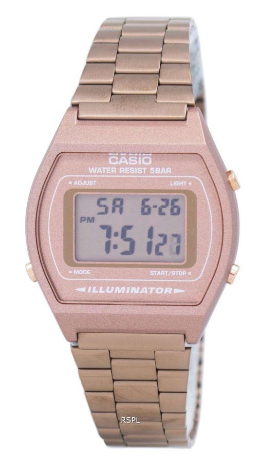 Casio Digital Quartz Stainless Steel 50M Illuminator B640WC-5ADF B640WC-5A Men's Watch