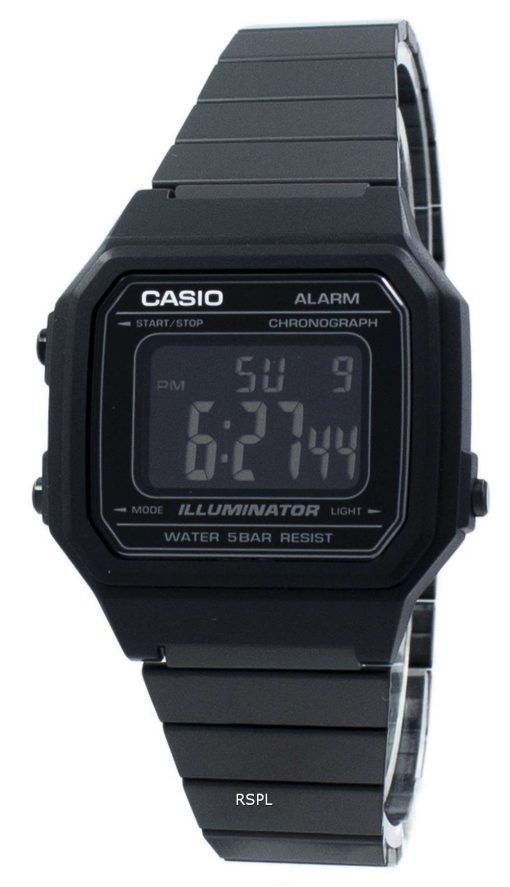 Casio Illuminator Chronograph Alarm Digital B650WB-1B Unisex Watch