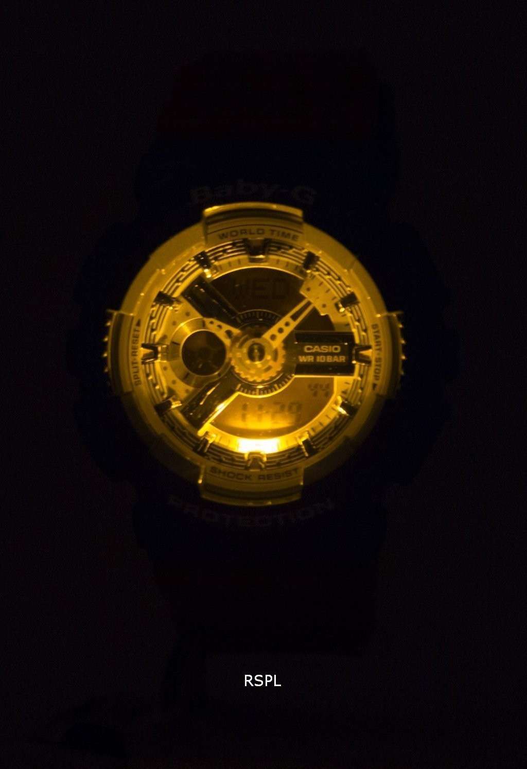 Casio Baby-G World Time Shock Resistant Analog Digital BA-110NC-2A BA110NC-2A Women's Watch