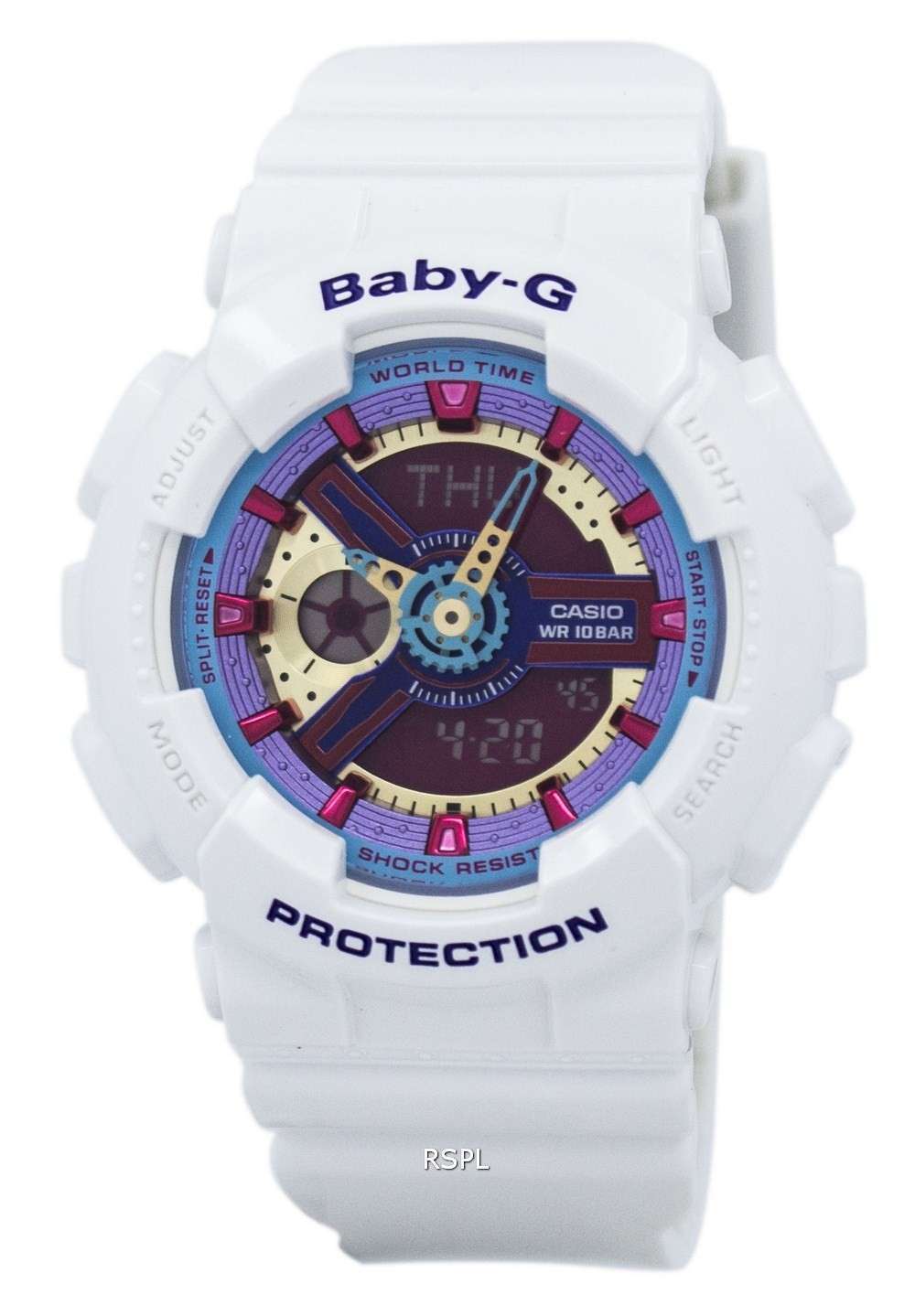 Casio Baby-G Analog Digital Multi-Color Dial BA-112-7A Women's Watch