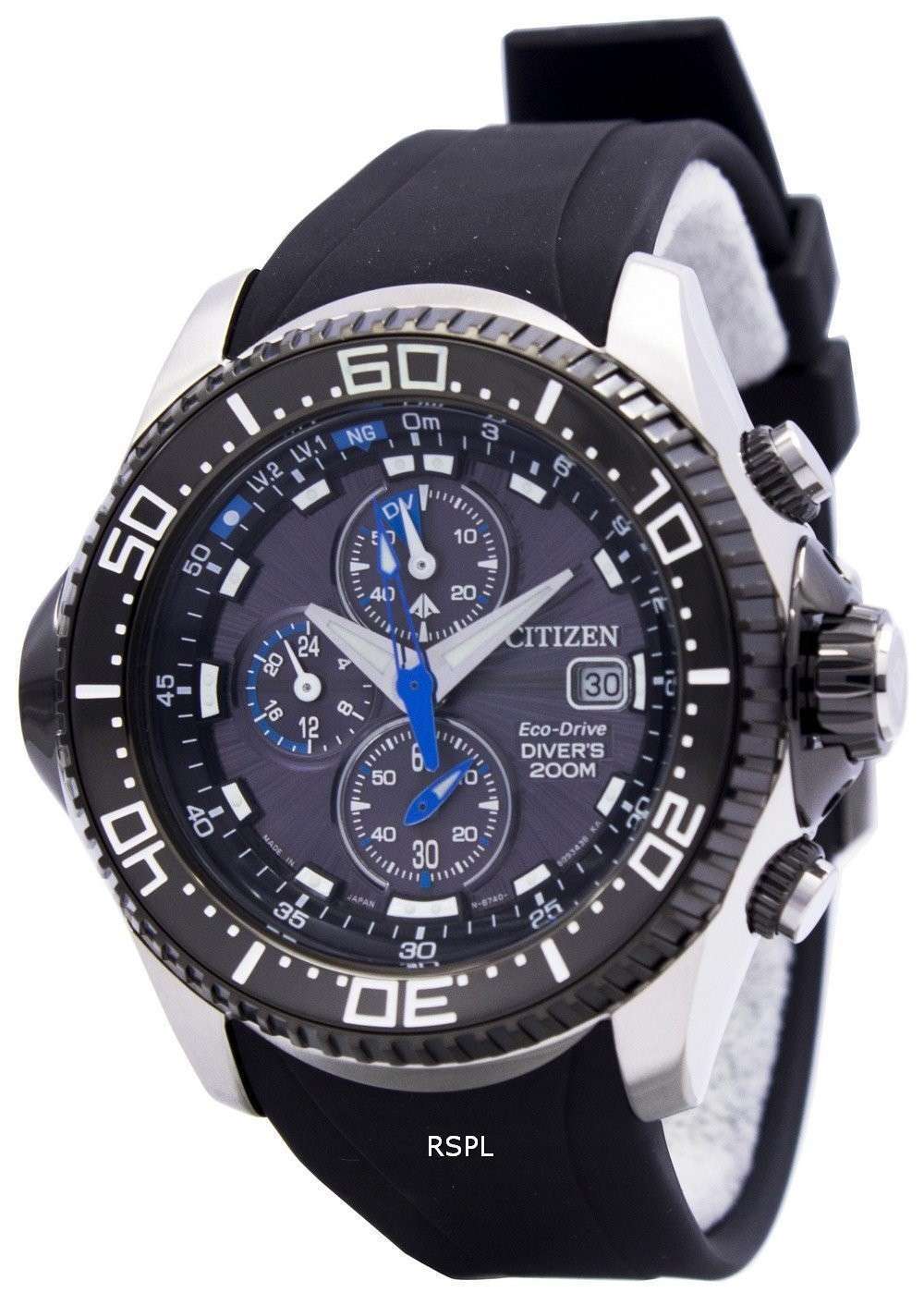 Citizen Promaster Eco Drive Aqualand Chronograph Diver s BJ2110 01E BJ2110 01 BJ2110 Men s Watch Zetamarket