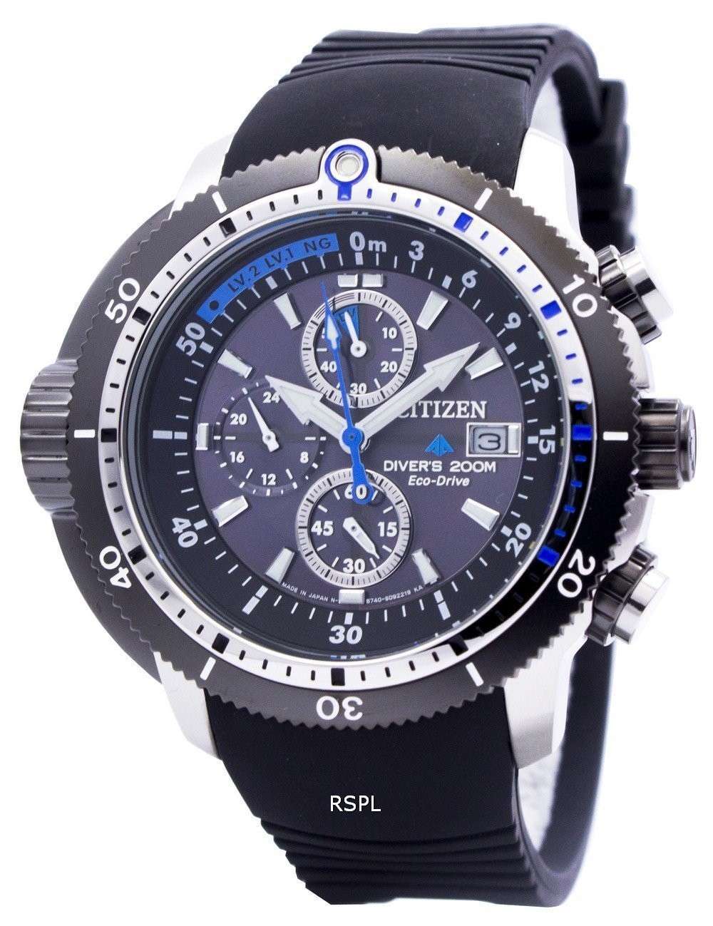 Citizen Promaster Eco-Drive Aqualand Diver BJ2120-07E BJ2120-07 BJ2120 Men's Watch