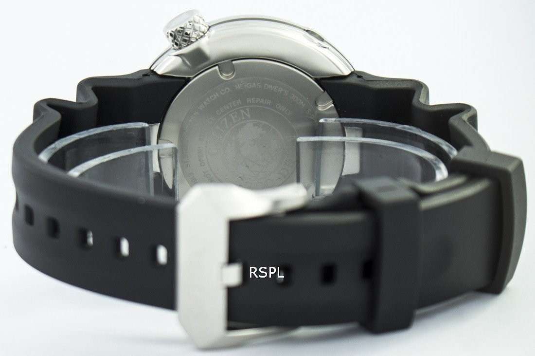 Citizen Promaster Eco-Drive Professional Diver's 300M DLC Japan Made BN0176-08E Men's Watch