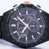 Citizen Eco-Drive Chronograph World Time Japan Made BY0135-57E Men's Watch