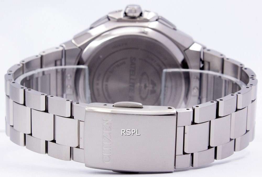 Citizen Eco-Drive Attesa Titanium Satellite Wave Air GPS 100M CC1086-50E Men's Watch