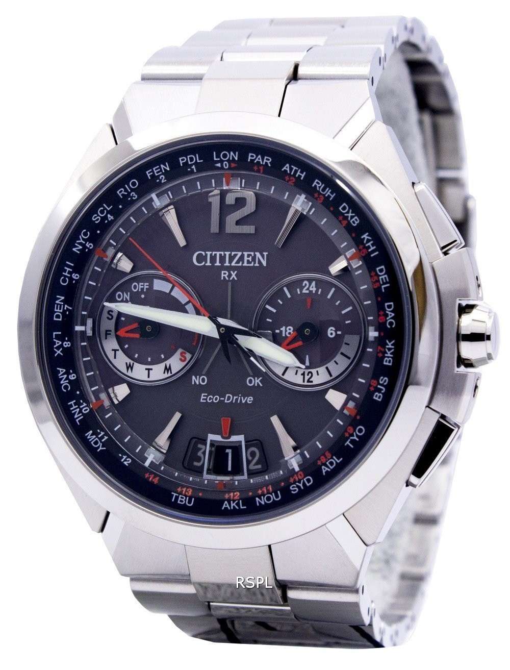 Citizen Eco-Drive Attesa Satellite Wave Air GPS 100M CC1091-50E Men's Watch
