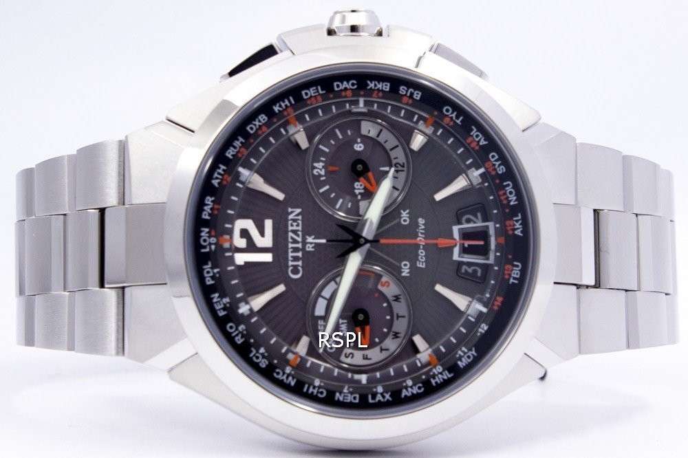Citizen Eco-Drive Attesa Satellite Wave Air GPS 100M CC1091-50E Men's Watch