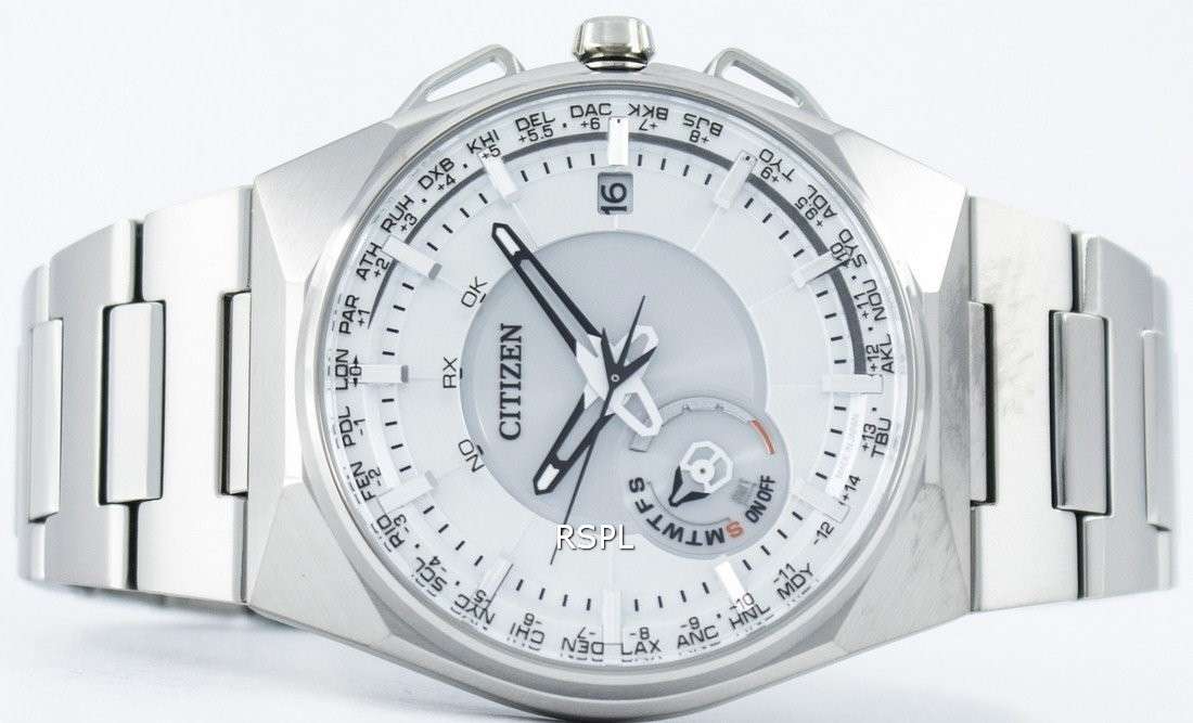 Citizen Eco-Drive Titanium Satellite Wave GPS World Time CC2001-57A Men's Watch