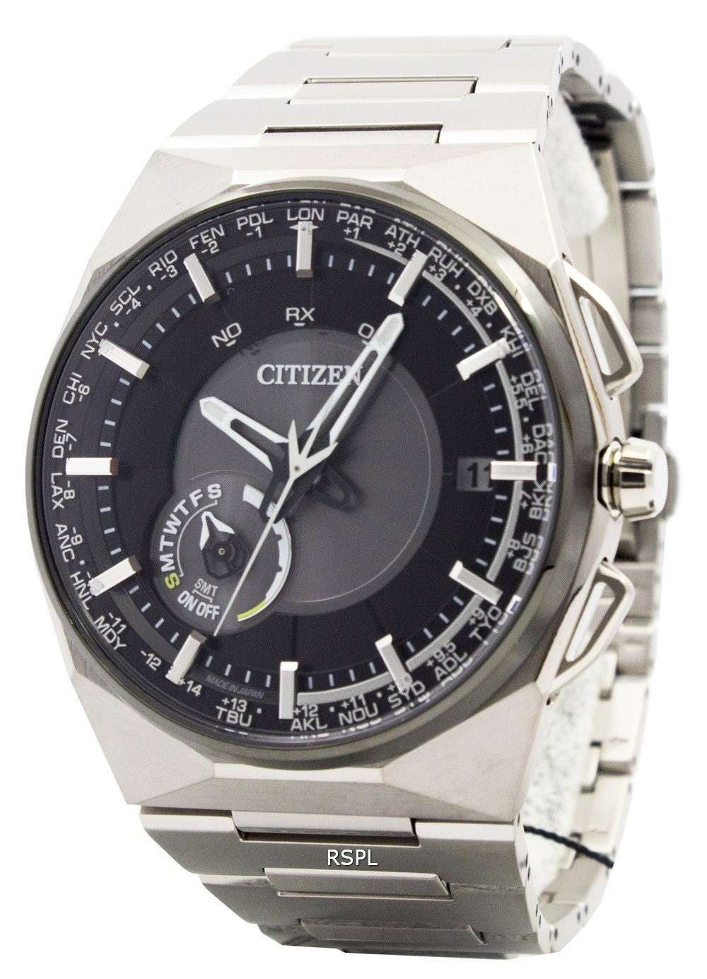Citizen Eco-Drive F100 Satellite Wave Air GPS World Time CC2006-53E Men's Watch