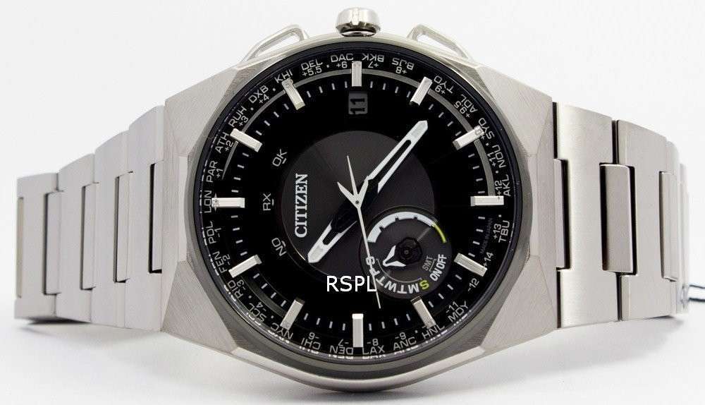 Citizen Eco-Drive F100 Satellite Wave Air GPS World Time CC2006-53E Men's Watch