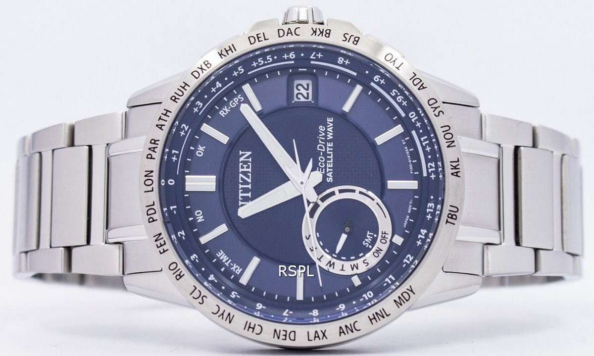 Citizen Eco-Drive Satellite Wave World Time GPS CC3000-89L Men's Watch