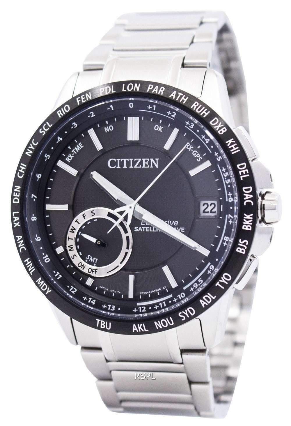 Citizen Eco-Drive Satellite Wave World Time GPS CC3005-85E Men's Watch