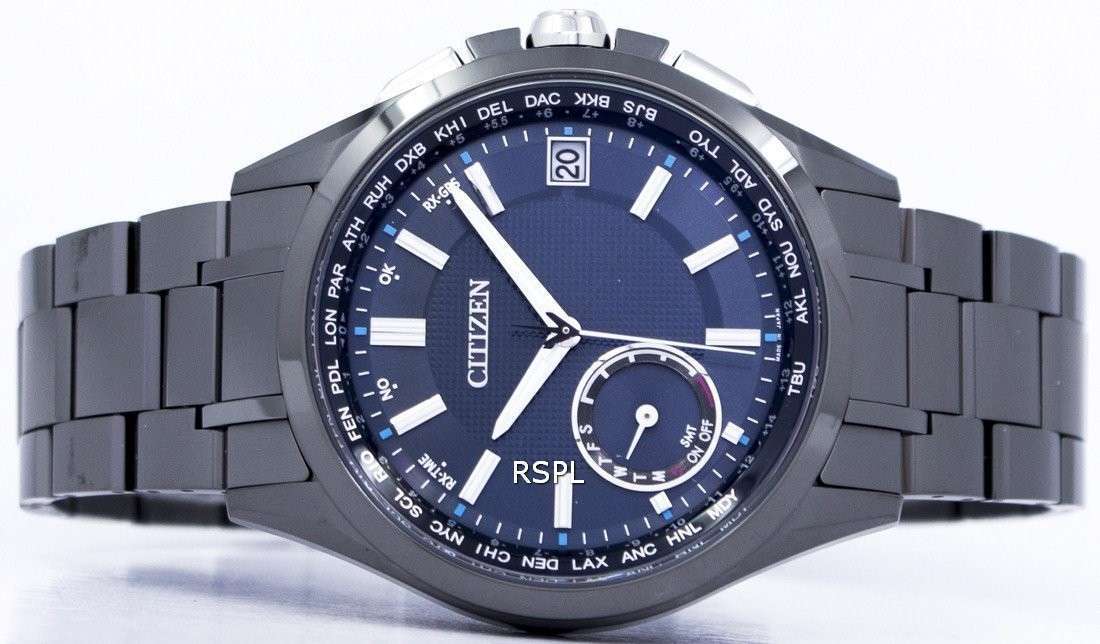 Citizen Attesa Eco-Drive Satellite Wave Perpetual Calendar Japan Made GPS CC3015-57L Men's Watch