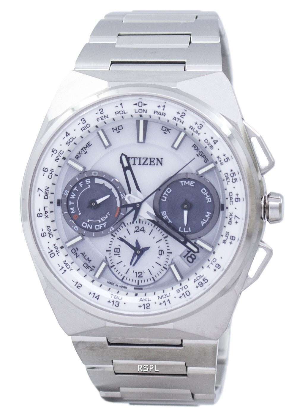 Citizen Eco-Drive Satellite Wave GPS Perpetual Calendar Japan Made CC9000-51A Men's Watch