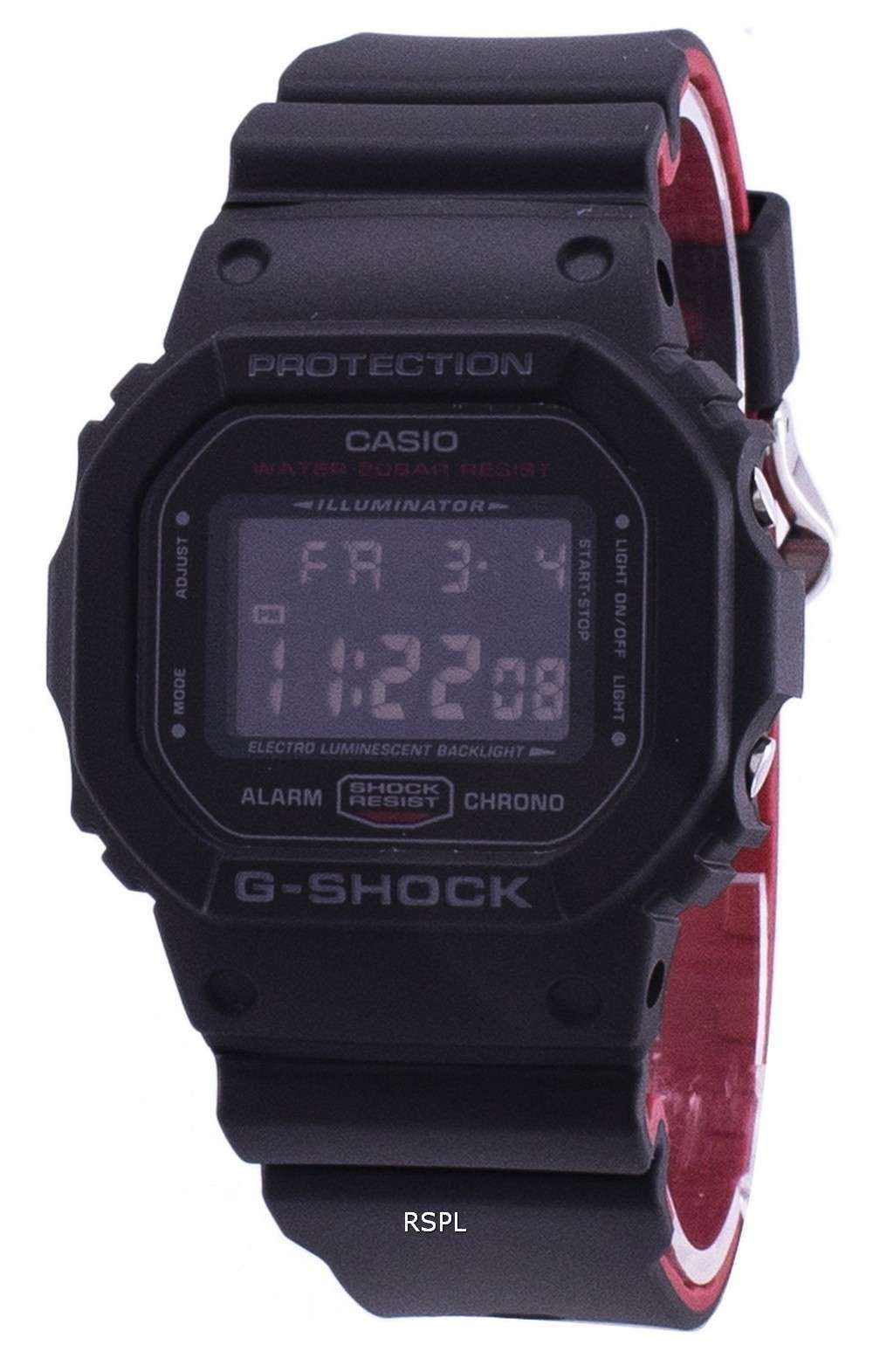 Casio Illuminator G-Shock Chrono Digital DW-5600HR-1 DW5600HR-1 Men's Watch
