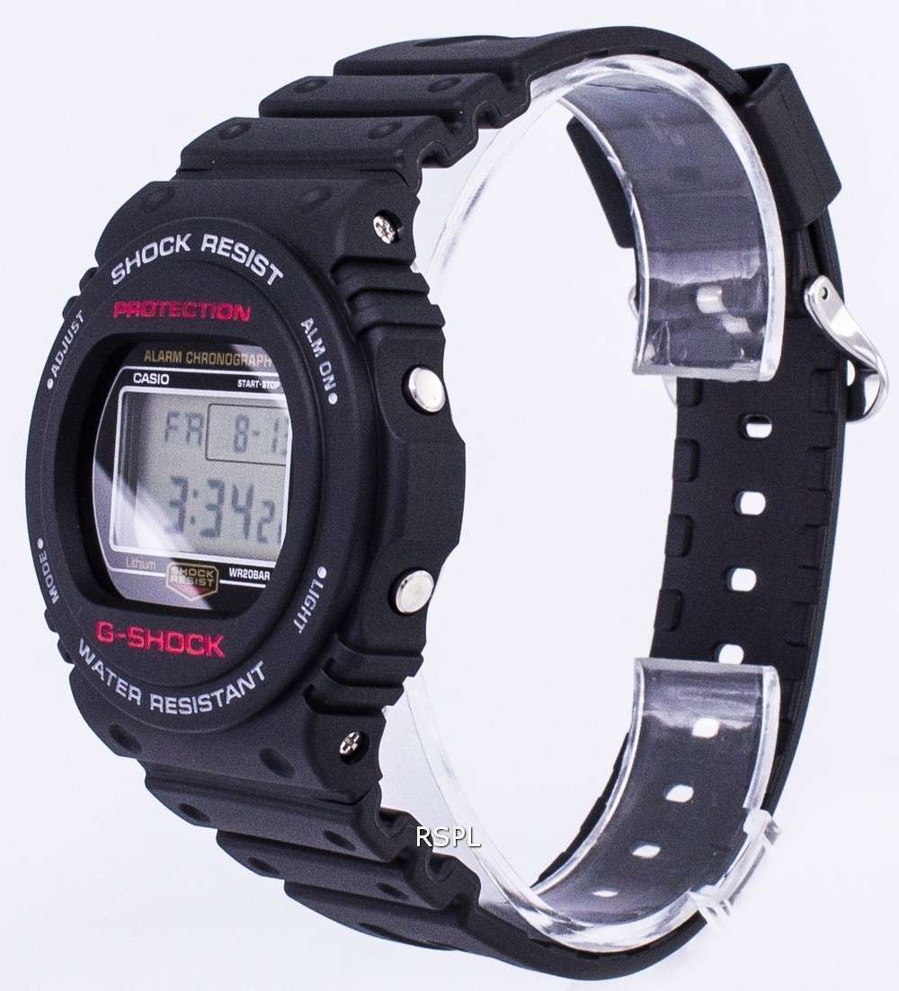 Casio G-Shock Chronograph Alarm 200M Digital DW-5750E-1D DW5750E-1D Men's  Watch - Zetamarket