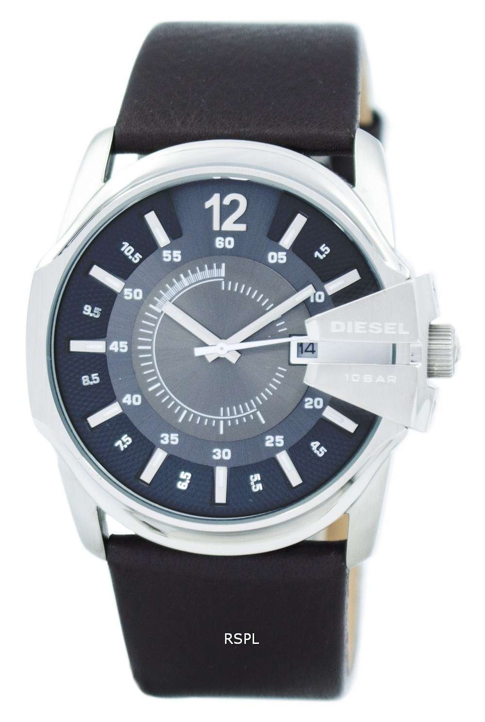 Diesel Master Chief Quartz Brown Leather DZ1206 Mens Watch