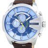 Diesel Mega Chief Chronograph Blue Dial DZ4281 Mens Watch
