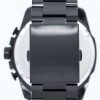 Diesel Mega Chief Quartz Chronograph Grey Dial Black IP DZ4283 Mens Watch