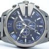 Diesel Mega Chief Chronograph Blue Dial 100M DZ4329 Mens Watch