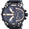 Diesel Mr. Daddy 2.0 Oversized Chronograph Black Dial DZ7312 Mens Watch