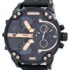 Diesel Mr. Daddy 2.0 Quartz Chronograph Black Dial DZ7350 Men's Watch