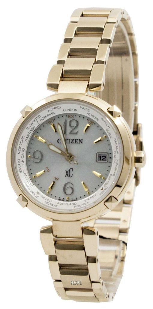 Citizen Eco-Drive XC Radio Controlled World Time Titanium EC1042-51A Women's Watch