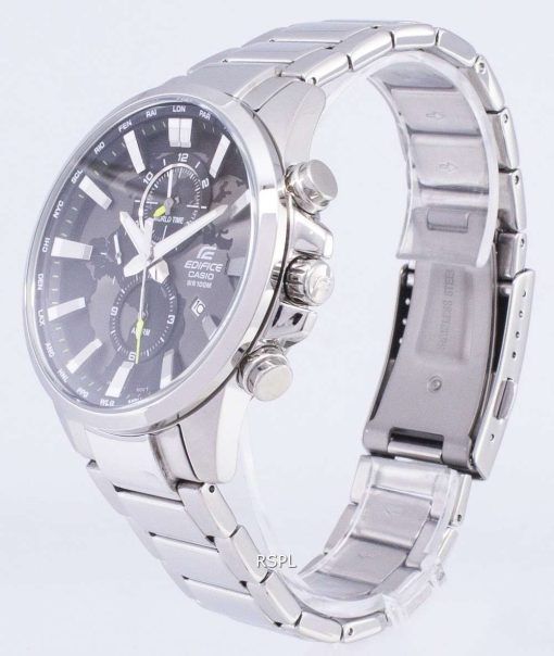 Casio Edifice EFR-303D-1AV World Map Quartz Men's Watch