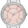 Fossil Virginia Analog Crystal-Accented ES3504 Womens Watch