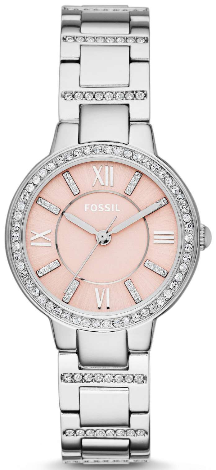 Fossil Virginia Analog Crystal-Accented ES3504 Womens Watch