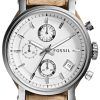 Fossil Original Boyfriend Chronograph White Dial ES3625 Womens Watch