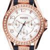 Fossil Riley Multifunction Crystal Quartz ES3887 Women's Watch
