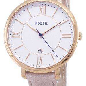 Fossil Jacqueline Quartz Blush Leather Strap ES3988 Womens Watch